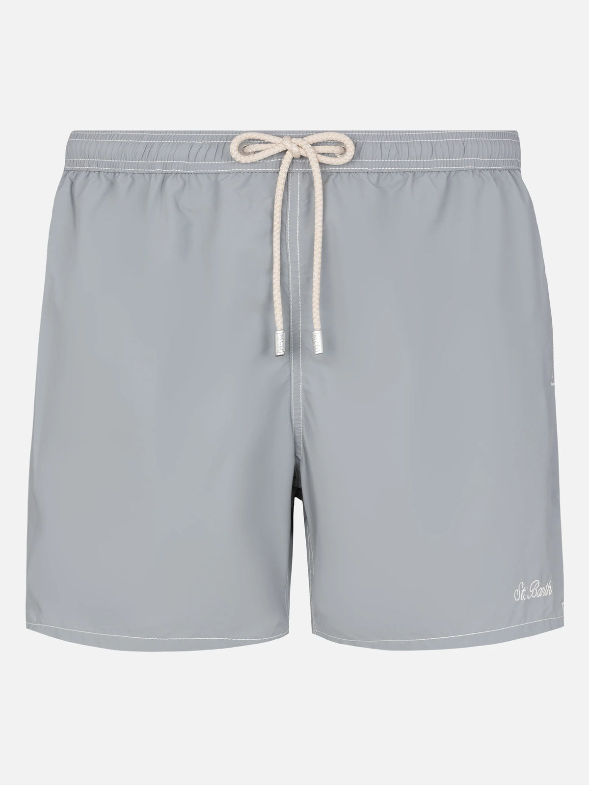 Grey mid-length classic light swim shorts Patmos