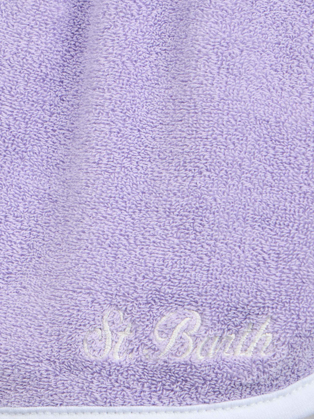 Girl lilac terry pull up shorts Curly