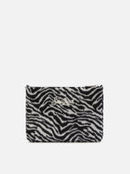 Parisienne Crossbody Bag in zebra wool blend