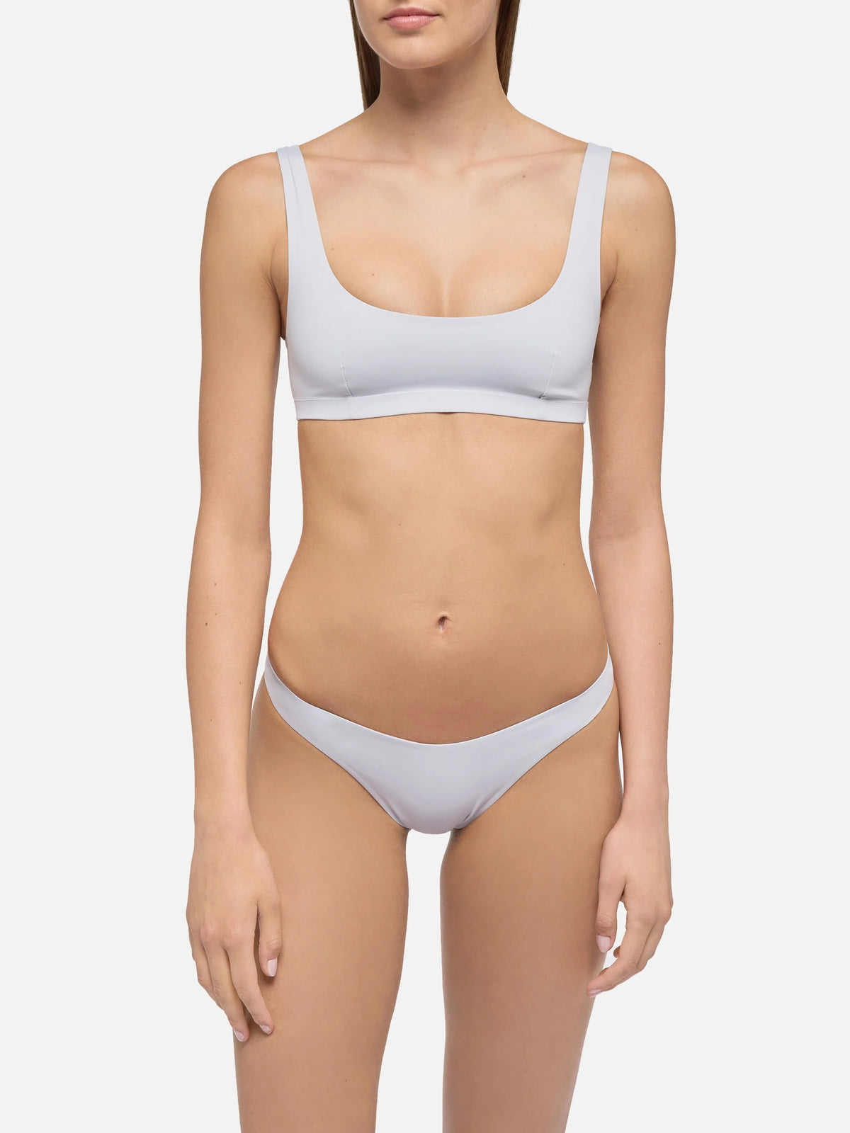 Afrodite Minerva classic heat sealed bralette bikini in silver