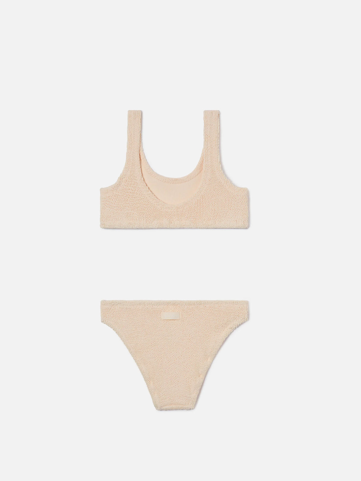 Baker crinkle bikini in ivory