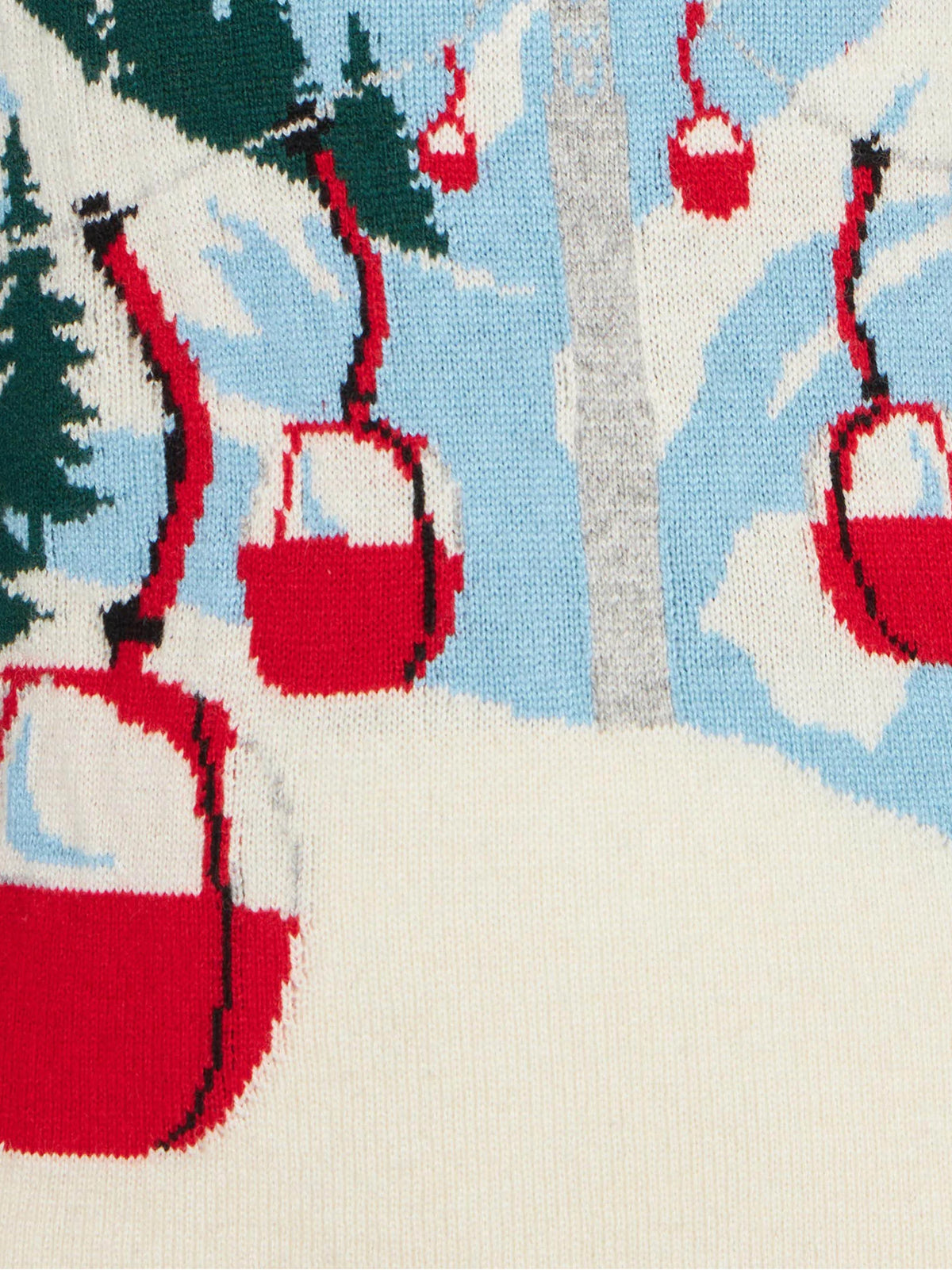 Boy sweater with Courmayeur jacquard