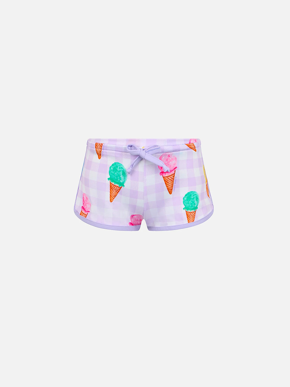 Beach shorts Coco with ice cream print