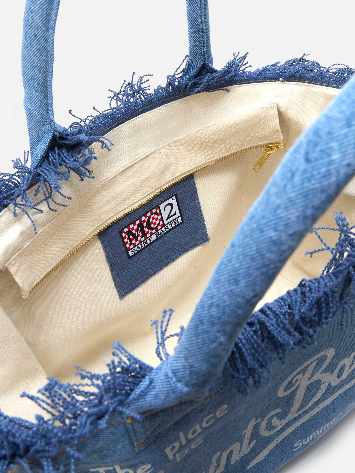 Medium wash denim Vanity regular bag