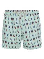 Lighting Micro Fantasy green watches and drinks print swim shorts