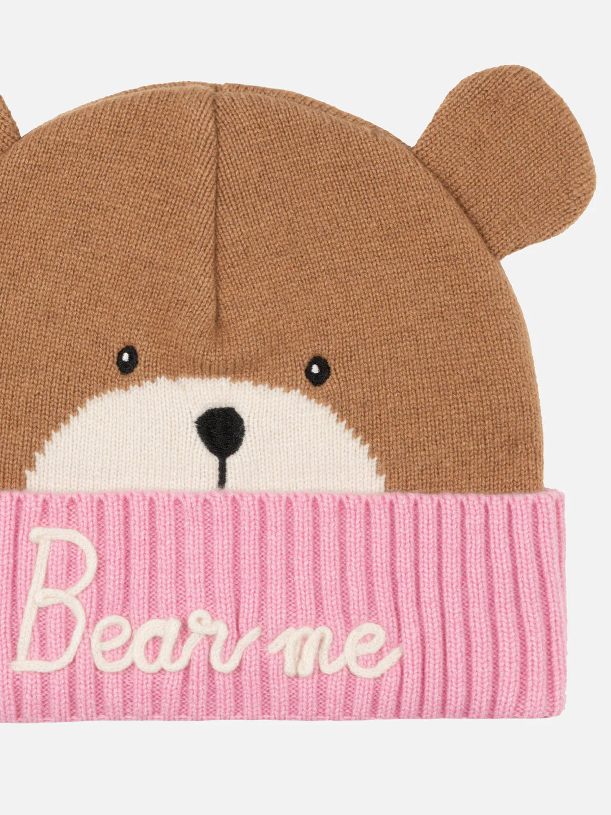 Girl pink crewneck sweater Danya with Courma lurex logo