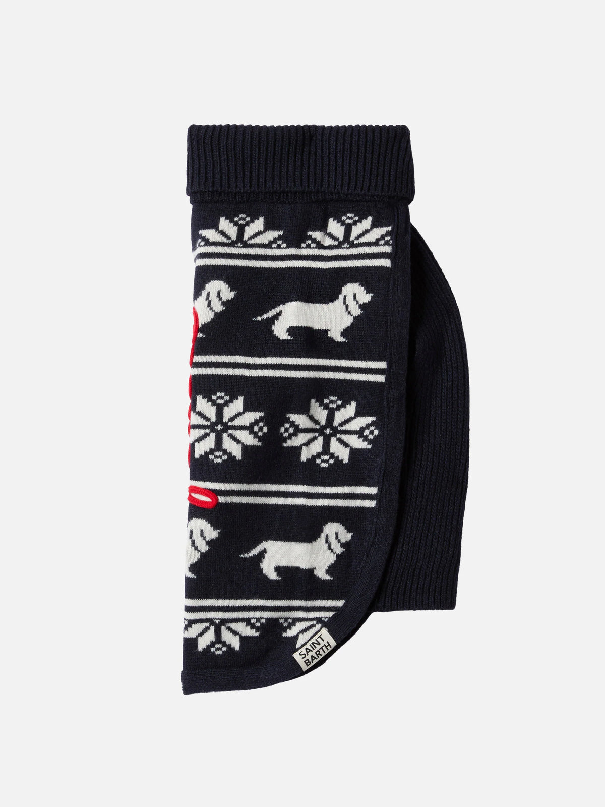Dog sweater with Infedele embroidery