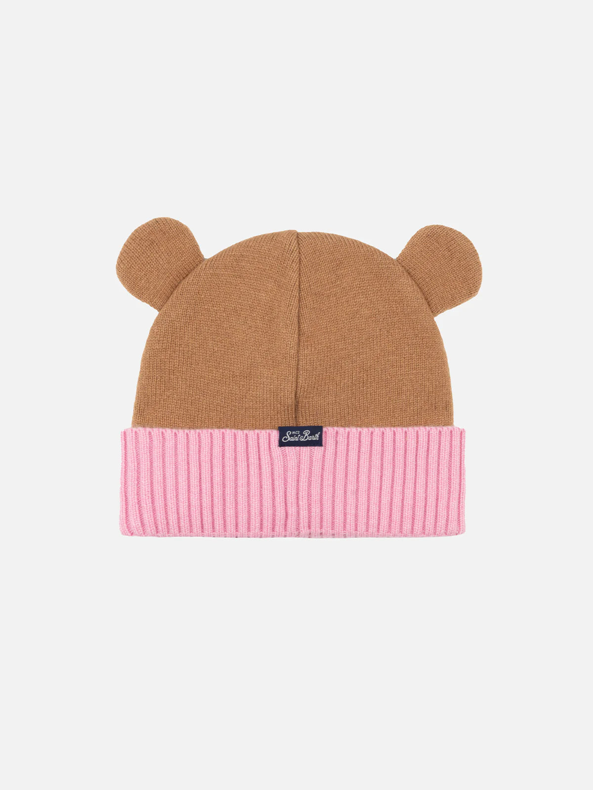 Girl pink crewneck sweater Danya with Courma lurex logo