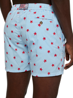 Comfort Light swim shorts with starfish print