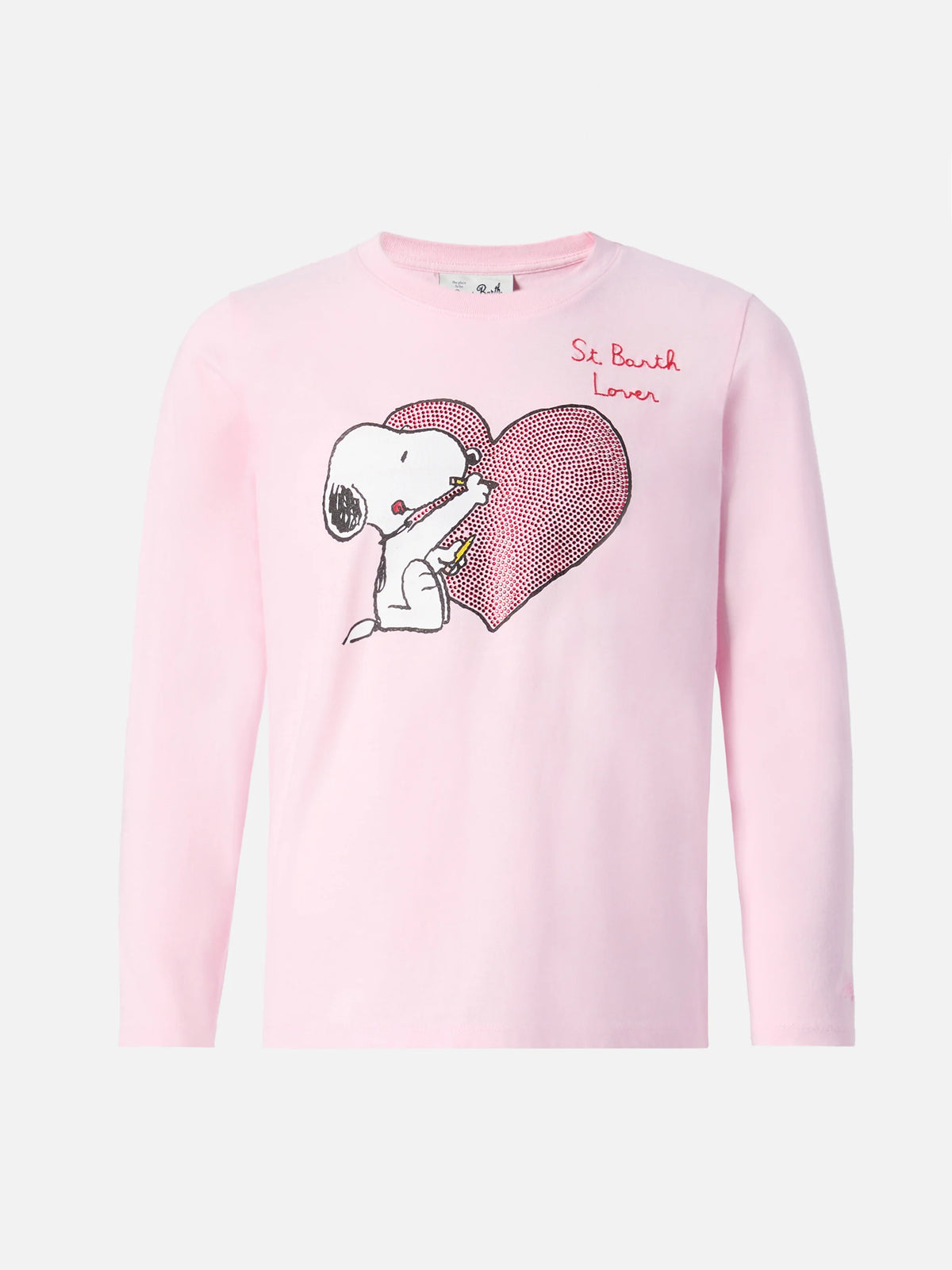 Girl crewneck sweater with Snoopy Padel print | SNOOPY PEANUTS™ SPECIAL EDITION
