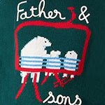 Bombardino bears embroidered sweater