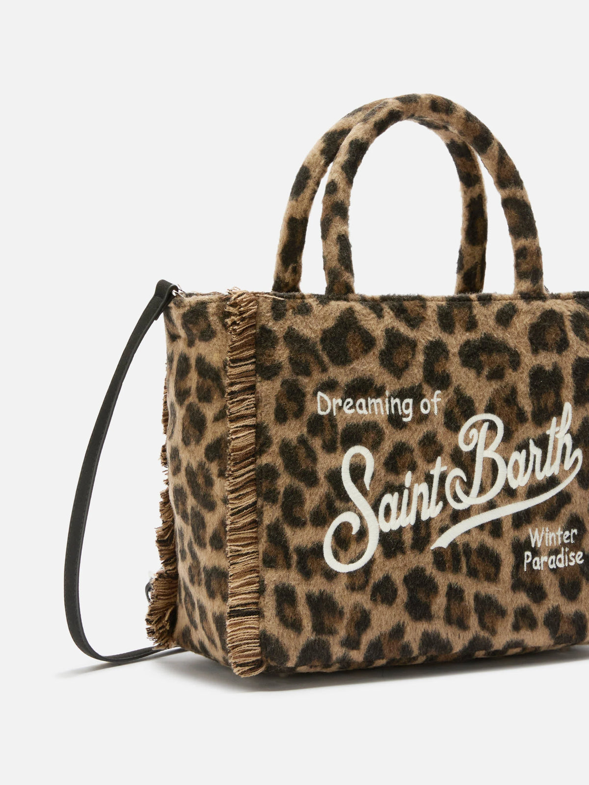Colette Felt leopard print bag