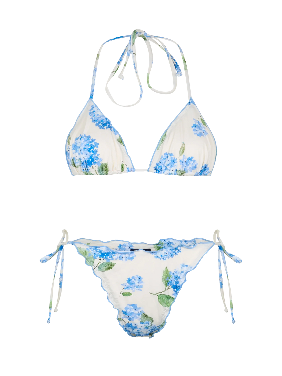 Classic triangle bikini Sagittarius Miami with floral print