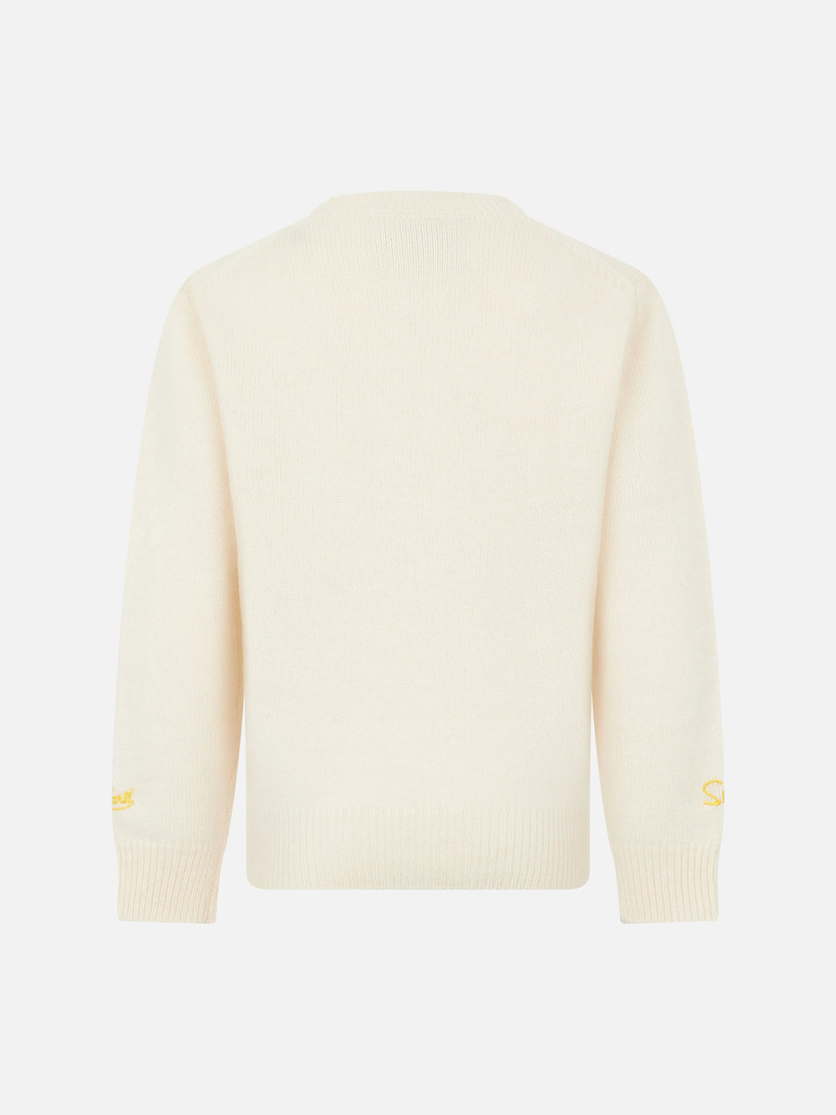 Boy crewneck sweater with The Simpson family jacquard | THE SIMPSONS SPECIAL EDITION