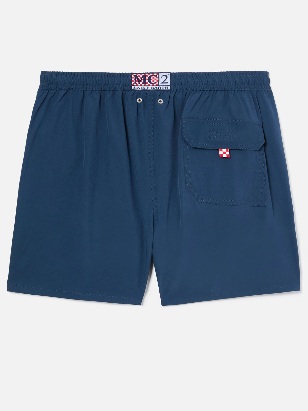 Comfort swim shorts in blue with Sapore di Mare embroidery | Special Edition