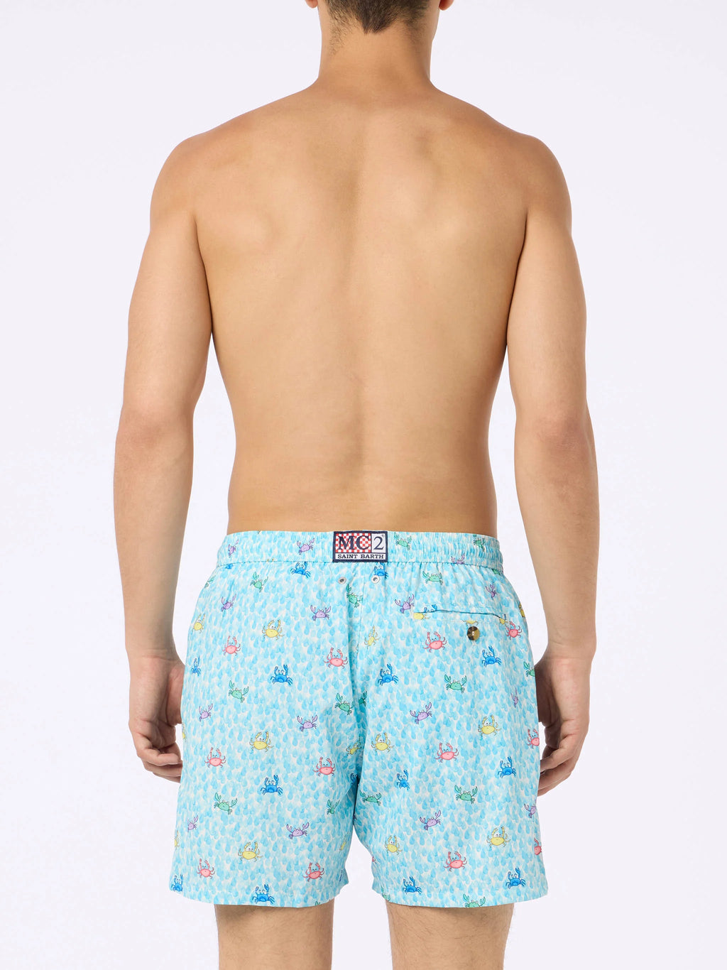 Comfort Light swim shorts with crabs print