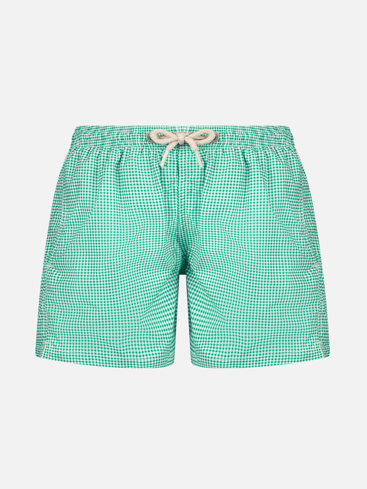 Classic stretch Comfort Light Jr swim shorts with gingham print