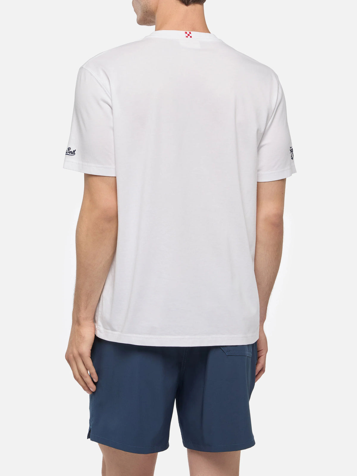 Classic fit cotton jersey t-shirt Portofino with Come ti farei! embroidery | SAPORE DI MARE SPECIAL EDITION
