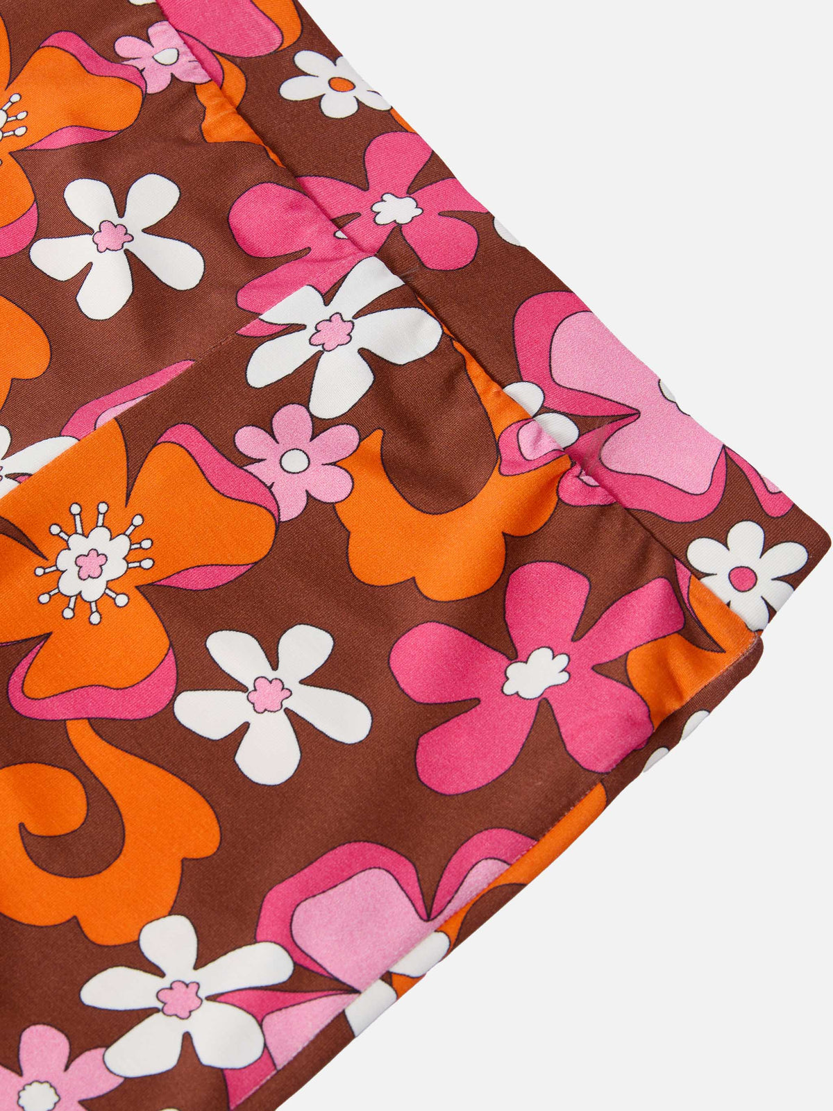 Aryanna bandeau bikini with retro flower print