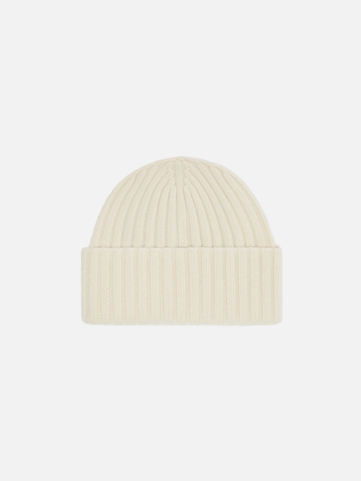 100% WOOL Wengen beanie in white