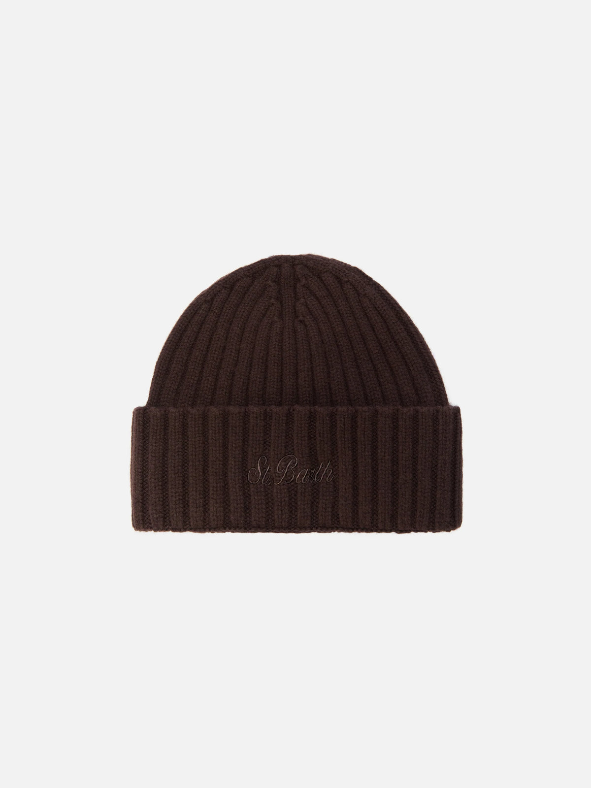 100% WOOL Wengen beanie in brown