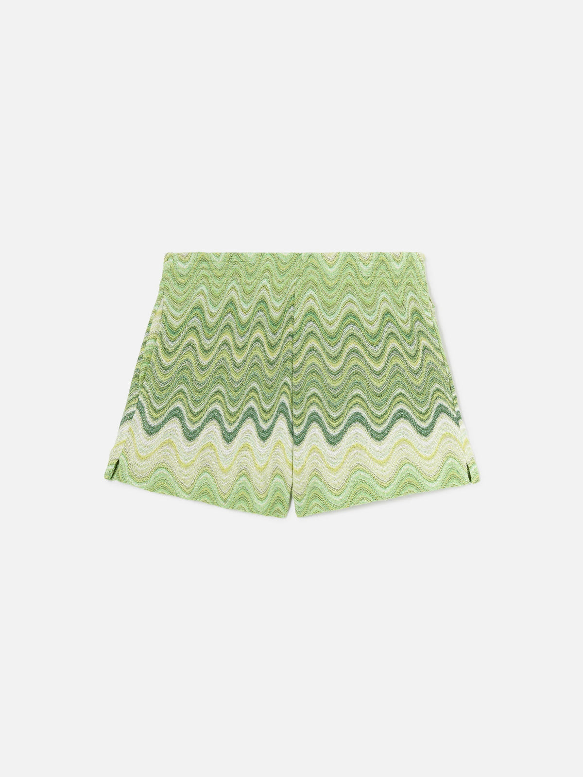 Green degradé raschel Meave shorts