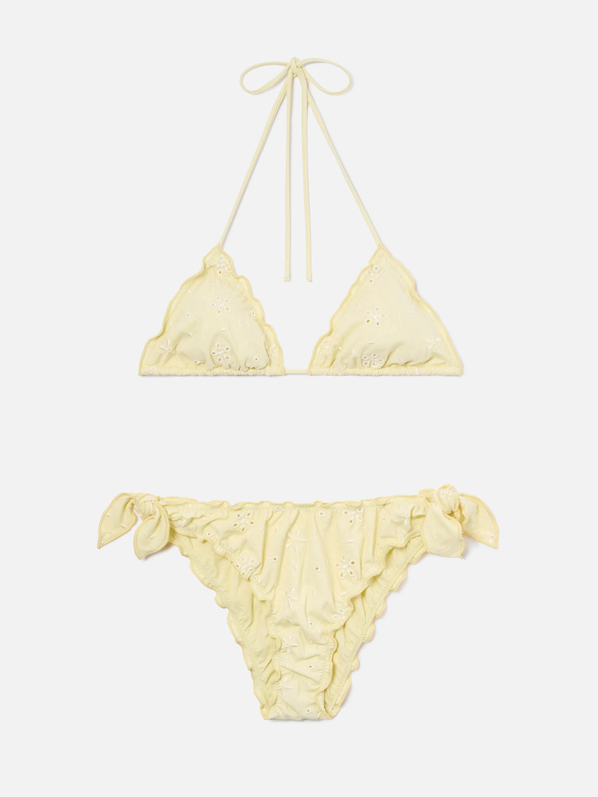 Florida white cotton Sangallo lace top