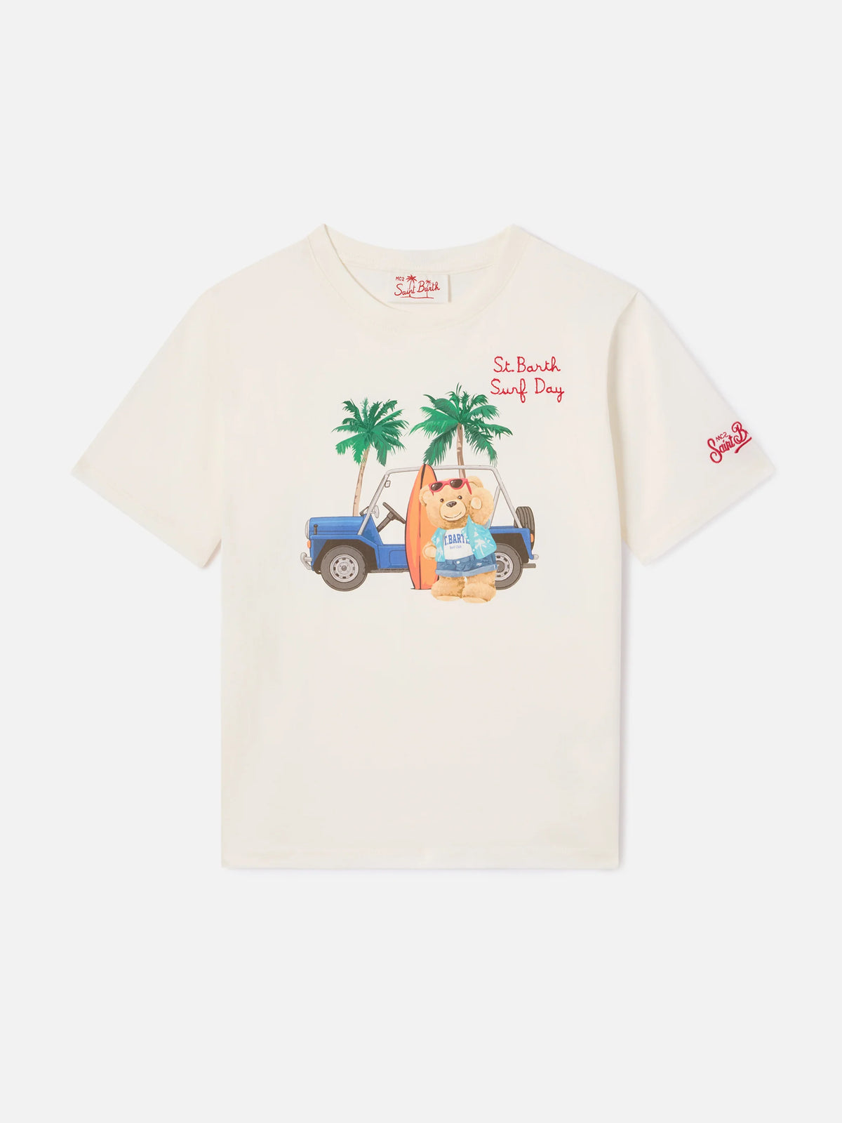 Denver Jr t-shirt with Surf Day embroidery