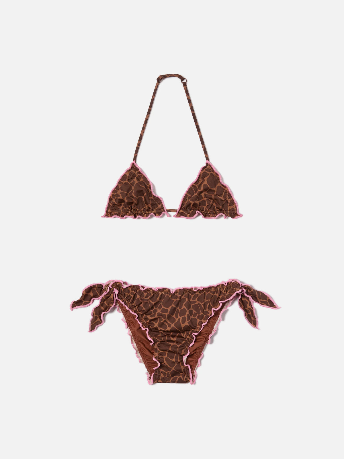 Cris stretch bikini with animal print
