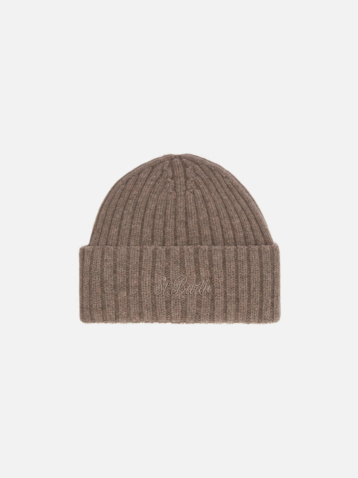 100% WOOL Wengen beanie in hazelnut