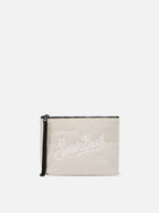 Aline Puffer Pouch in padded beige nylon