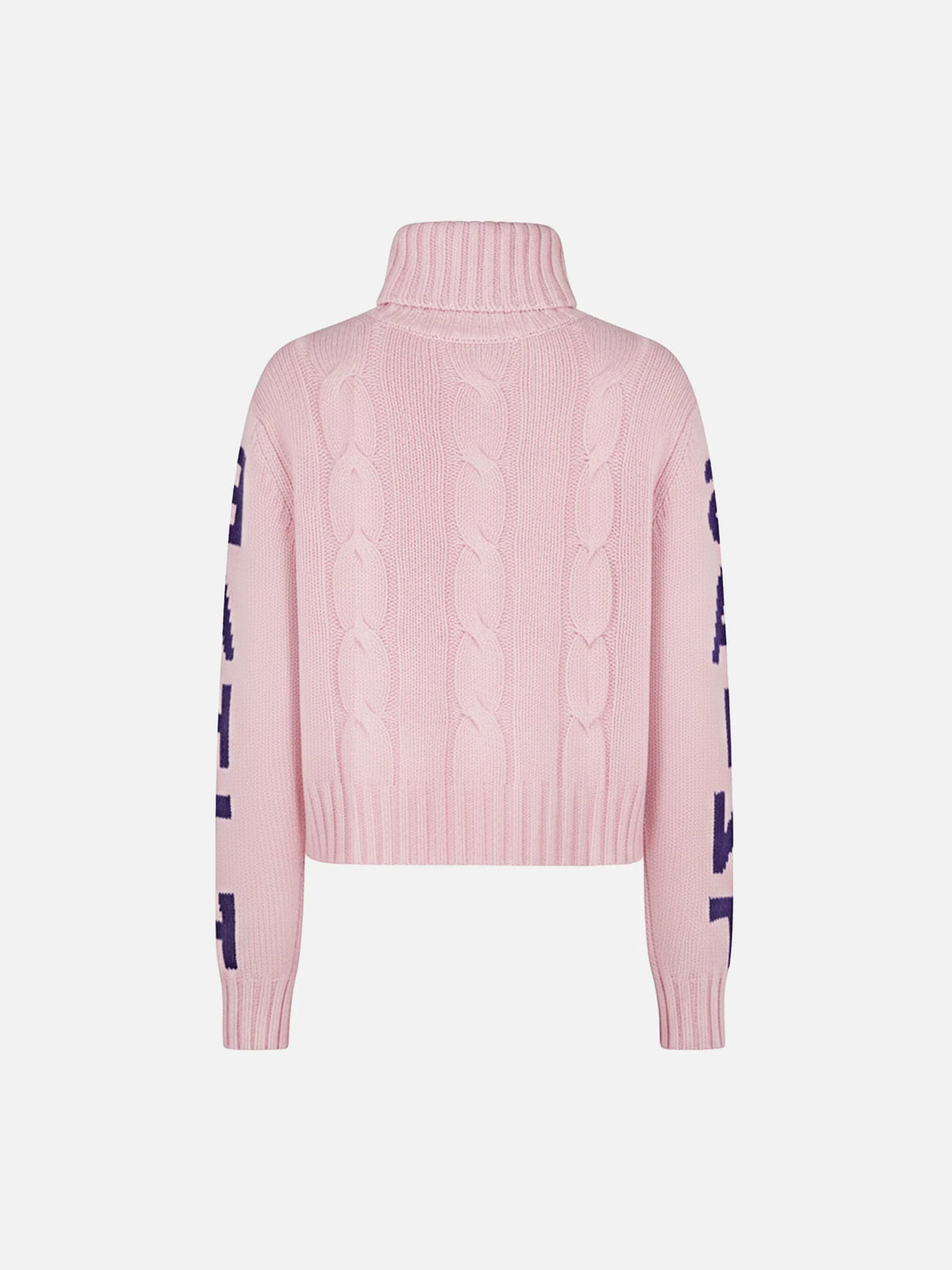Adler Jr turtleneck cable-knit with Saint Barth jacquard