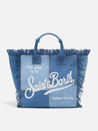 Denim patchwork Vanity regular bag