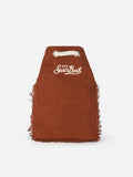 Brown boat linen backpack