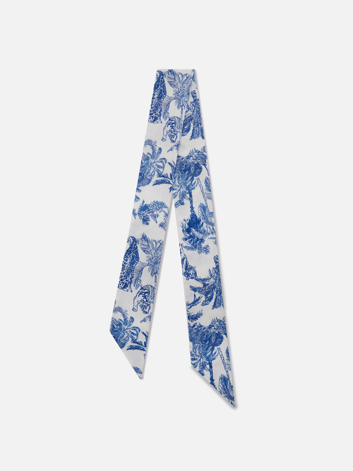 Aidan beach towel with toile de Jouy print and logo| Special edition