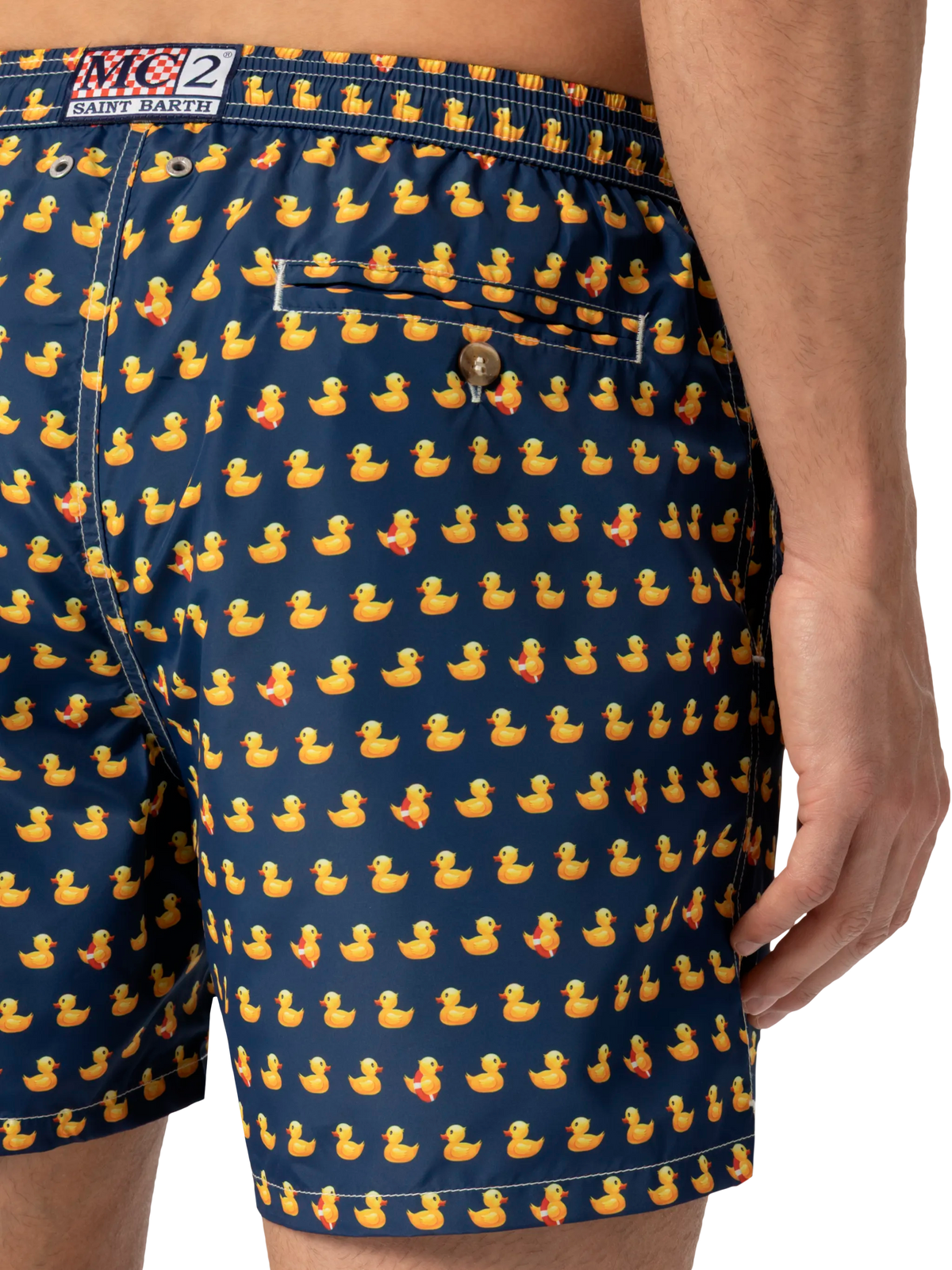 Lighting ducky print swim shorts