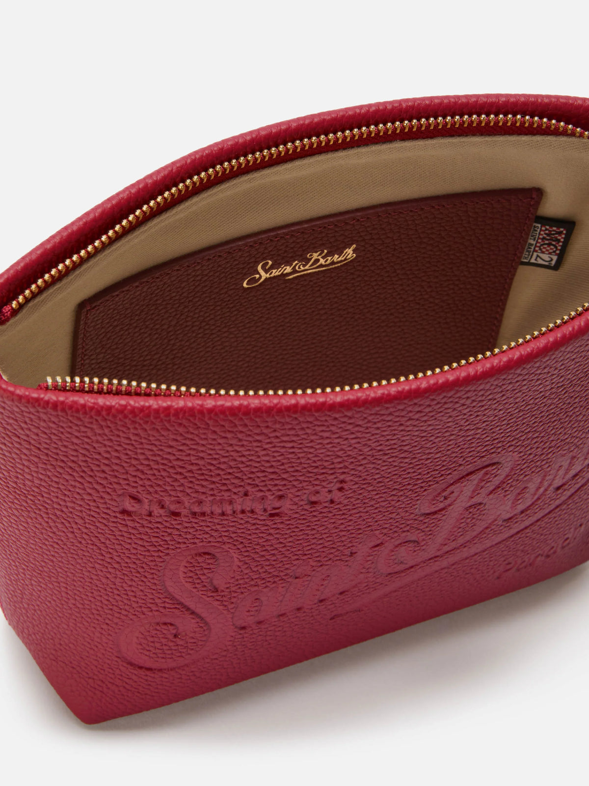 Aline Shoulder Bag in hammered bordeaux leather