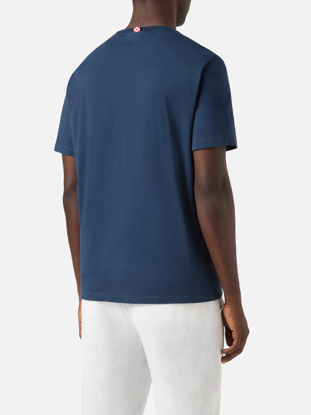 Blue Portofino T-shirt with I Found My Gin In Portofino embroidery | Special Edition