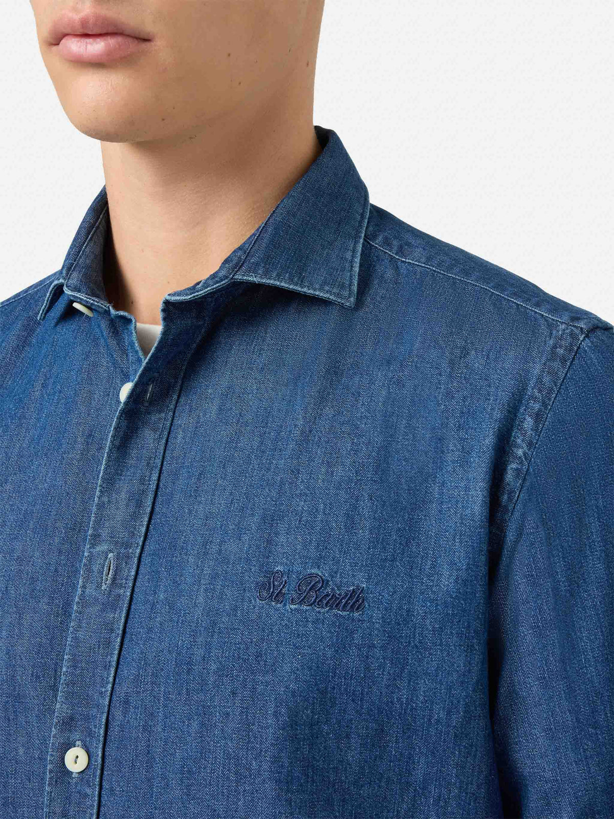 Arnott heavy cotton t-shirt with St. Barth Padel Club print