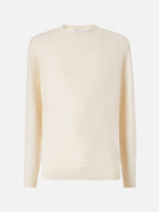 Beige stretch fabric trench Elbert with welt