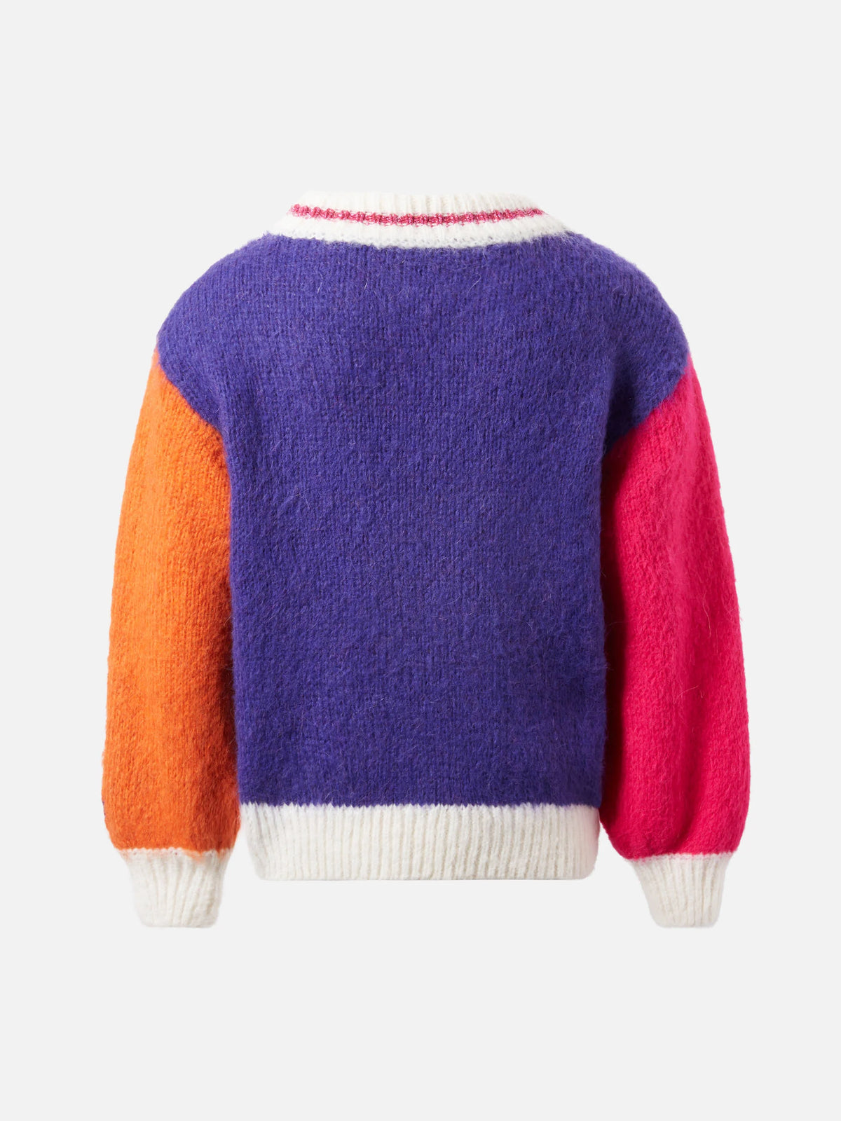 Boxy sweater Danya Soft Jr with Indecisa embroidery