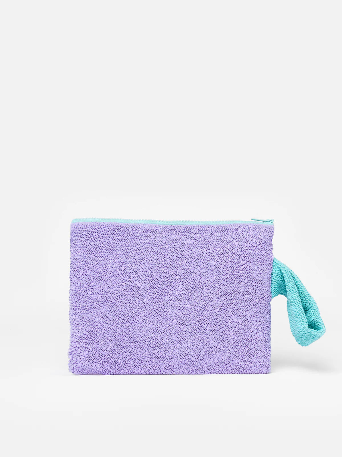 Pareasy purple crinkle pochette