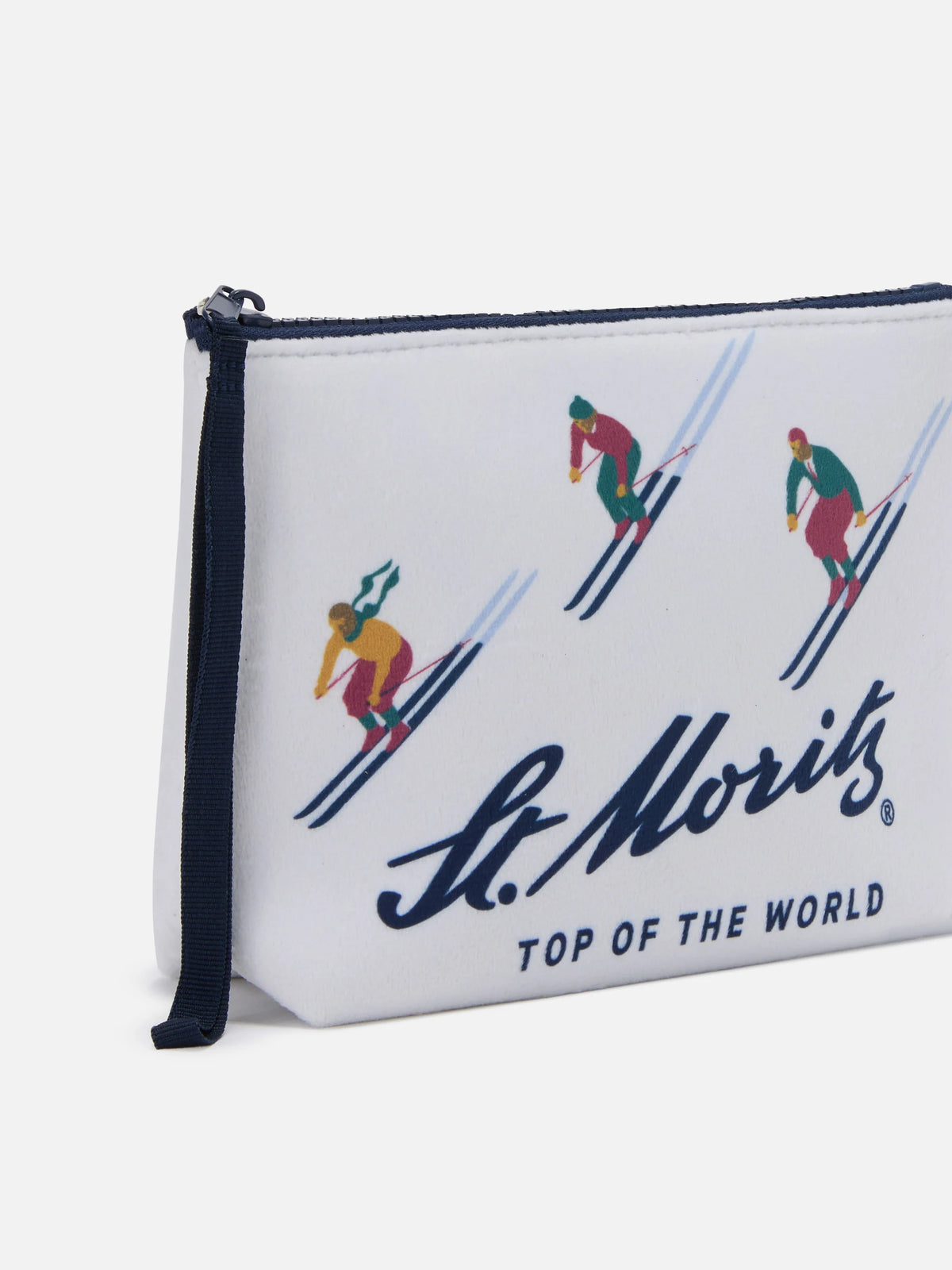 Aline Pouch in wool-effect fabric with St. Moritz print | ST. MORITZ TOP OF THE WORLD SPECIAL EDITION