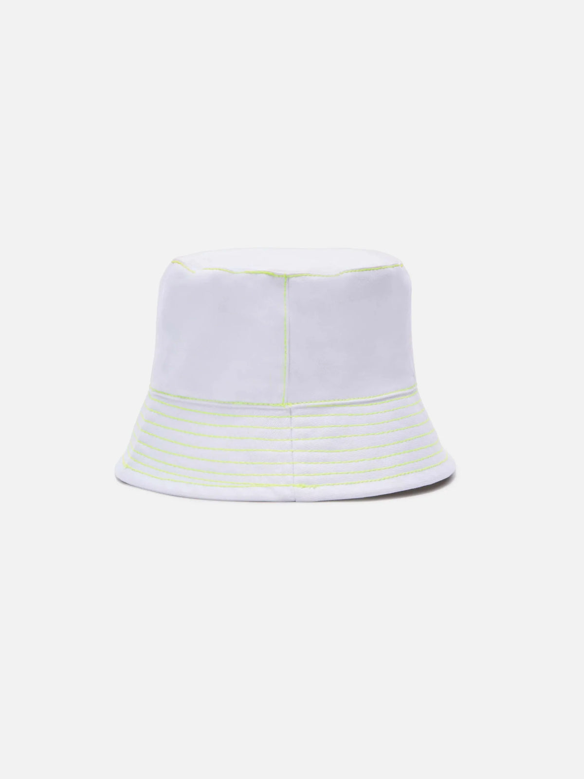 Cotton bucket hat with front embroidery