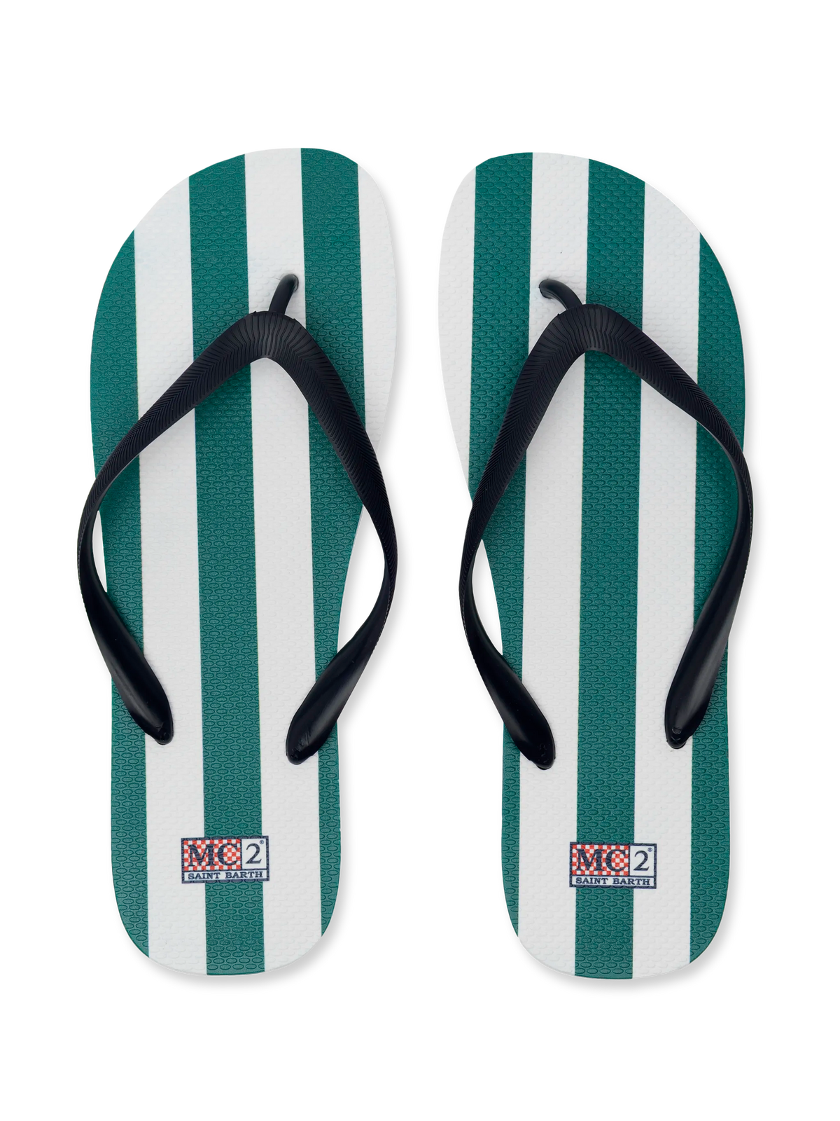 Flip flops Tommy with striped print