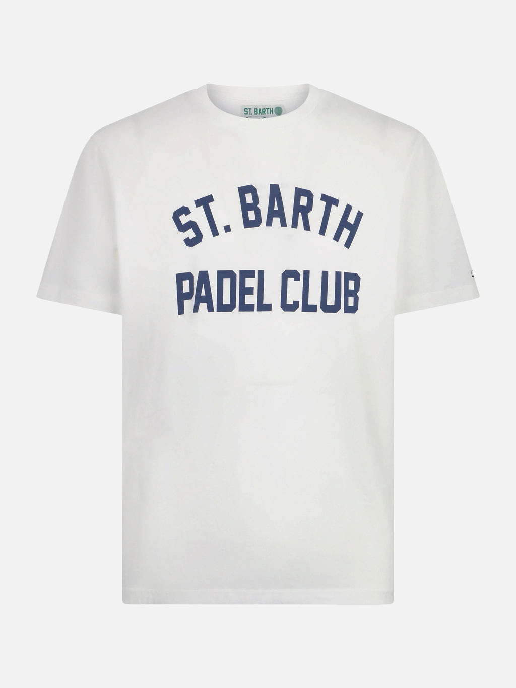 Arnott heavy cotton t-shirt with St. Barth Padel Club print