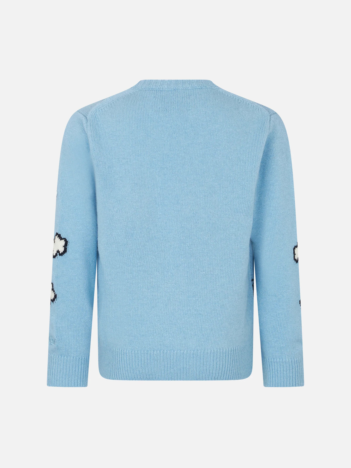 Girl crewneck sweater with New York postcard