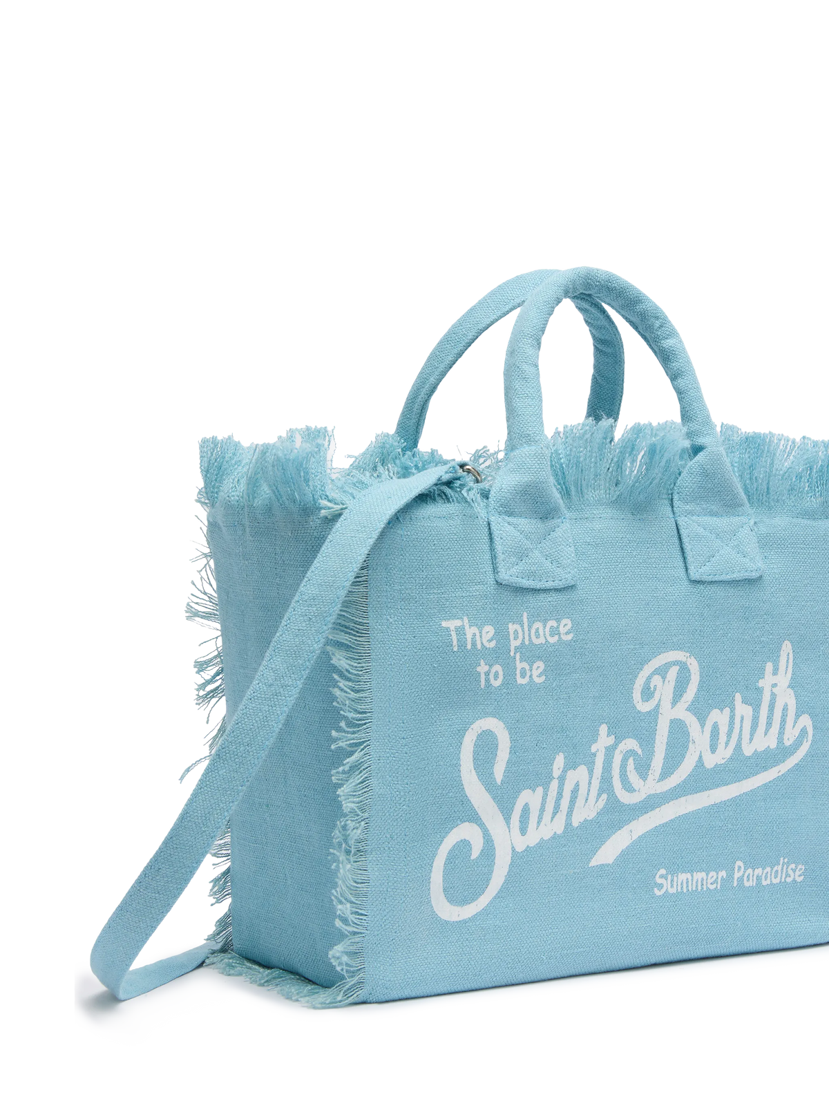 Colette light blue handbag in 100% LINEN