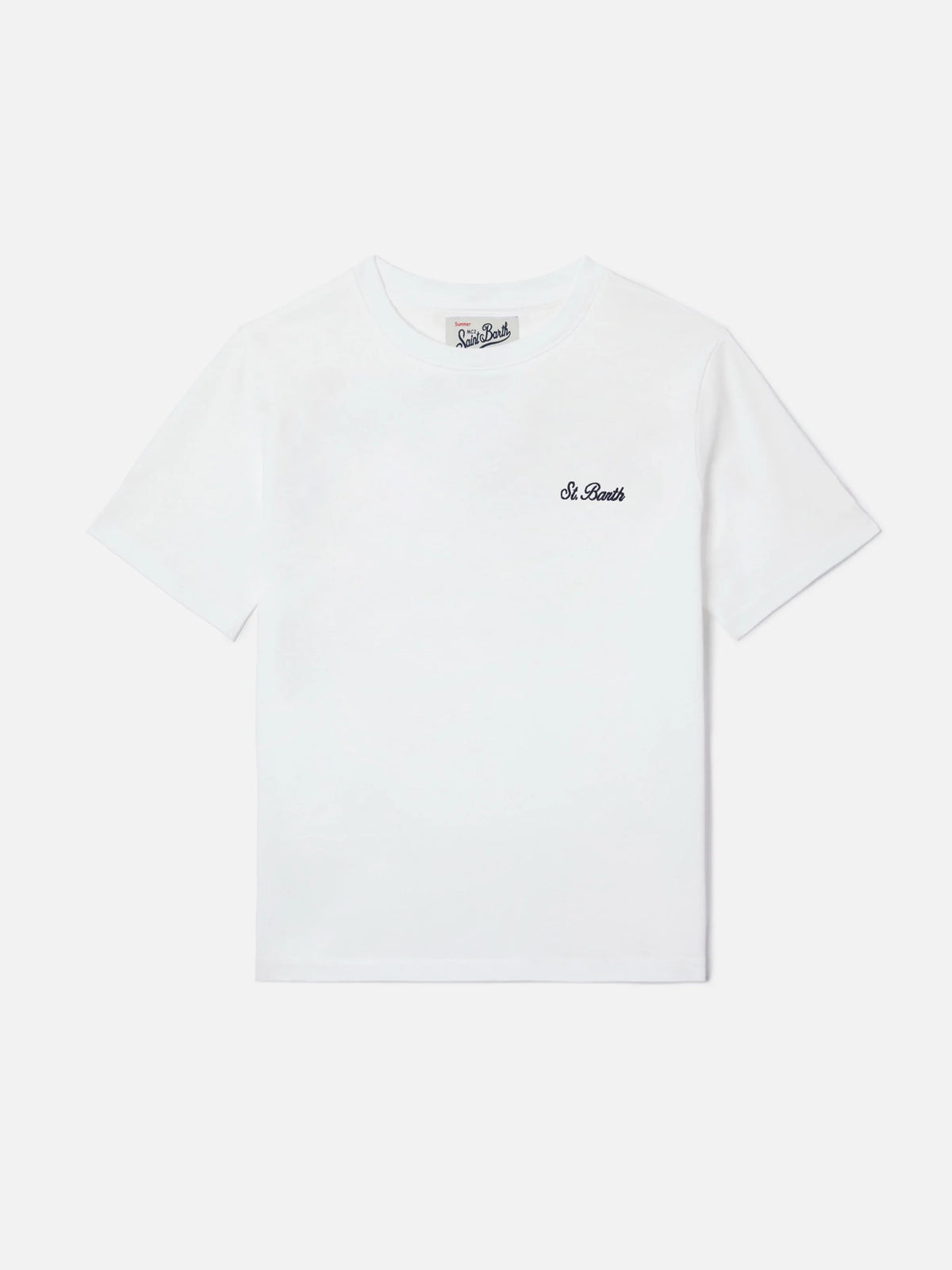 White linen kid shirt Agnes