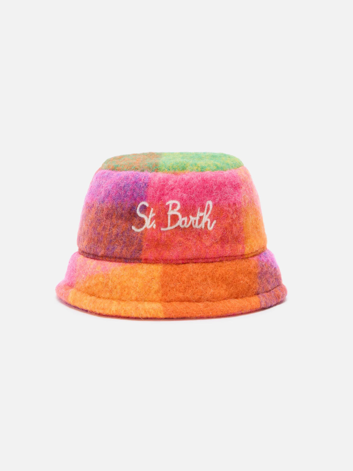 Bucket hat Jude with check print